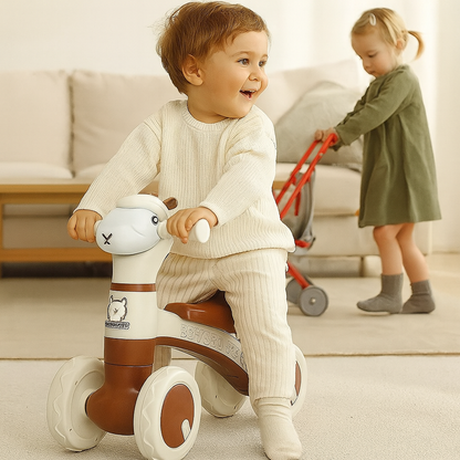 TRICICLO OVEJO CON LUZ, MÚSICA Y BURBUJAS