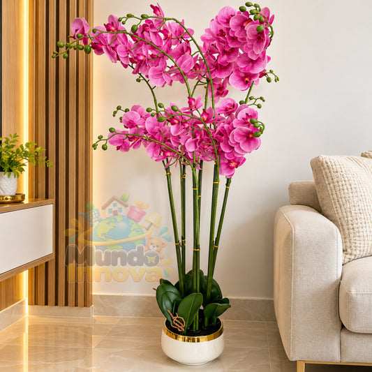 Orquídea Artificial Decorativa