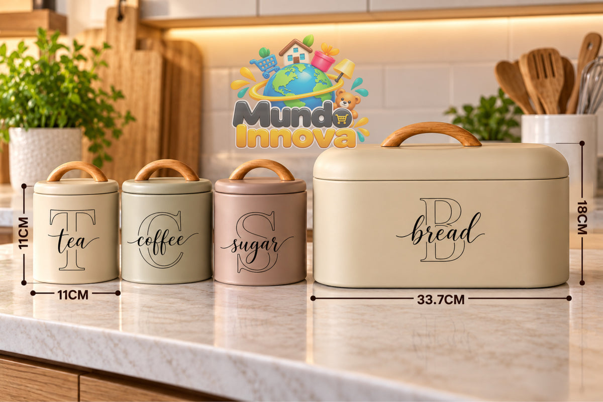 Set de Organizadores de Cocina de 4 Piezas