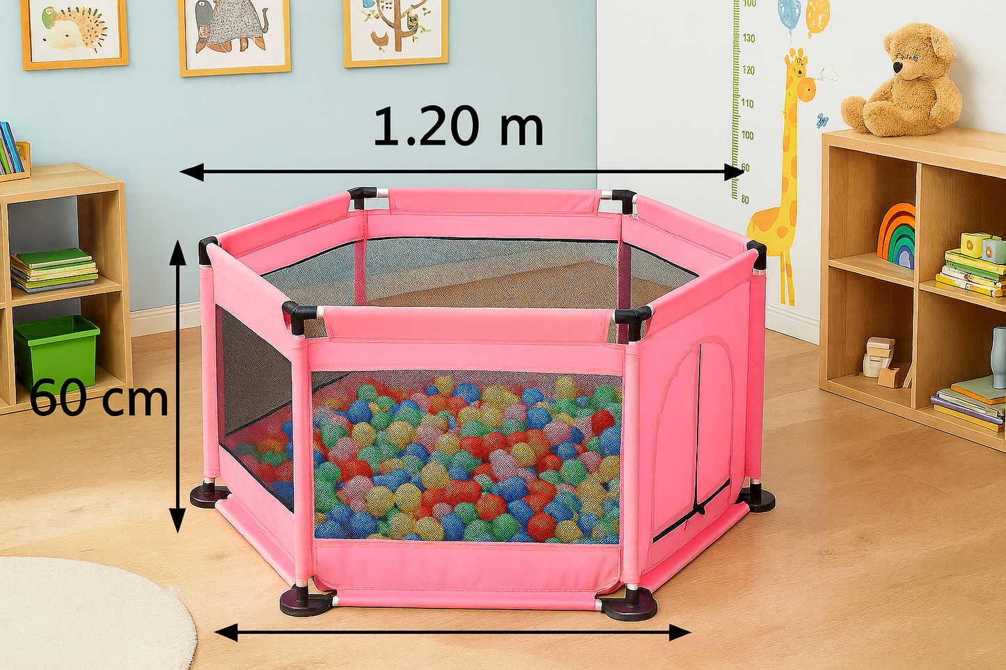 PISCINA DE PELOTAS/ CORRAL PLAY TIME PARA NIÑOS